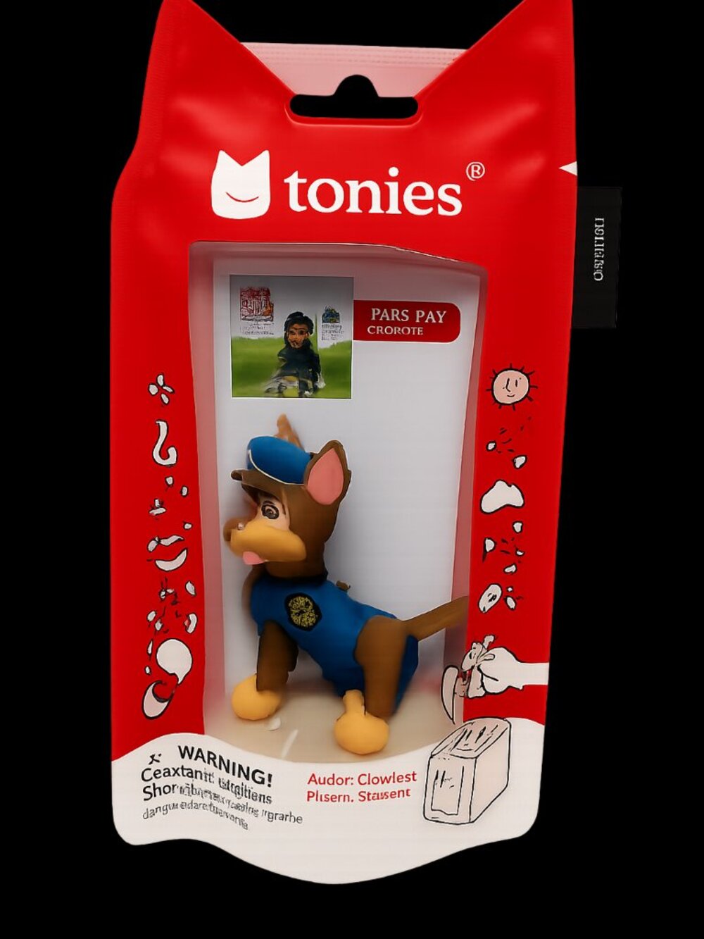 Tonies Paw Patrol Chase Tonie Figure – Blue and Brown